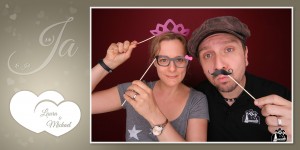 Perfekt für die Dankeskarte nach einer gelungenen Hochzeitsfeier mit Photobooth. Unser PictureStrip mit nur 1 Foto im 2:1 Format. Individuell und kostenlos von Hand erstellt.